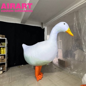 Simulation <strong>Inflatable</strong> White Duck <strong>Costume</strong> for Performance Activity Decoration - Product Image 1