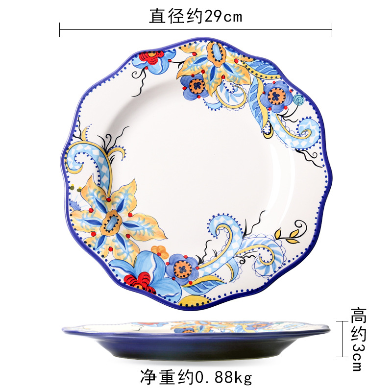 Grande assiette de 11 pouces