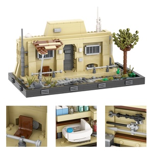 Space Wars <span class=keywords><strong>The</strong></span> Mandalorian Petite maison Mini Action sans figurine Ensembles de blocs de construction Jouets Kit de construction MOULD KING - Product Image 4