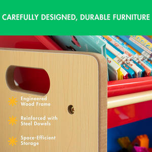 Bibliothèque Haven pour enfants étagère de rangement pour jouets organisateur Montessori jouets réguliers vente en gros Kits de maquillage pour enfants et cosmétiques pour filles - Product Image 6