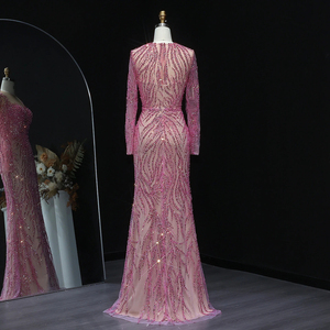 Jancember LSZ684时尚亮片长袖修身派对舞会礼服 - Product Image 2