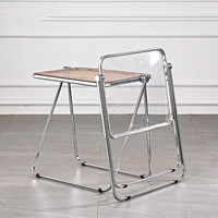 Table basse Mobilier acrylique Pliant Design moderne Table d'appoint et chaise transparentes
