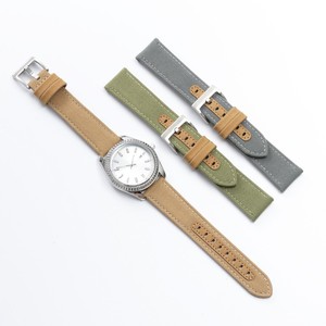<span class=keywords><strong>Bracelet</strong></span> de montre en cuir et nylon 20 mm 22 mm à libération rapide, respirant, sportif, compatible avec les montres connectées - Product Image 5