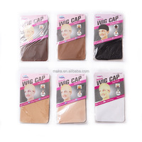 Vente en gros Private Label 2 pcs/pack Bonnets de perruque 6 couleurs Poignée de perruque Filets de cheveux de qualité supérieure