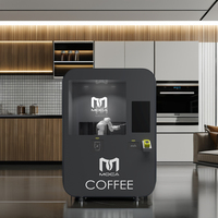 Robot à café intelligent entièrement automatisé Distributeur automatique avec bras robotisé à 6 axes Robot à café