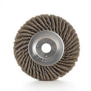 Cepillo Circular con Nudos Retorcidos de Acero de 22 mm, Abrasivo para Pulir Metal - Product Image 2