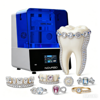 Nouvelle imprimante 3D professionnelle de haute précision pour bijoux, appareils dentaires, incrustations de diamants, grillz, résine moulable et moulage de métaux