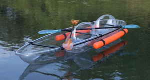 Bicicleta Acuática Doble Tandem para Ciclismo, Hidrobicicleta Flotante Recreativa, Triciclo de Doble Pedal de Plástico para Uso en Agua al Aire Libre - Product Image 6