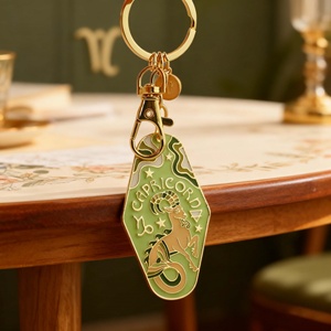 Llavero Personalizado de Aleación de Zinc con Constelación Zodiacal, Colgante Decorativo - Product Image 4