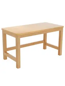 Furnitur sekolah, set meja belajar kayu ek dan kursi untuk anak-anak