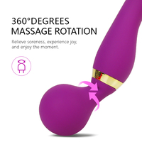 AV Kabelloser Wasserdichter Zauberstab-Vibrator Sexspielzeug für Klitoris- und Brustwarzen-Massage