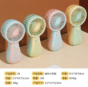 Nouveau ventilateur portable USB Z8, mignon et pratique, idéal pour les mariages, les meilleurs cadeaux, possibilité de personnalisation du logo. - Product Image 4
