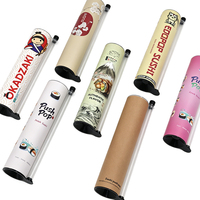 Nouvelle Arrivée Tube à Sushi en Carton Laminé Qualité Alimentaire Impression Personnalisée Omakase Restaurant Vente en Gros OEM Boîte Cylindrique en Papier Carton Cadeau