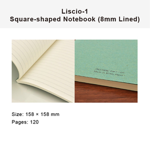Japan Square-Shaped 8mm Ruled Professional Lined <strong>Notebooks</strong> Journal Custom For School - Product Image 4
