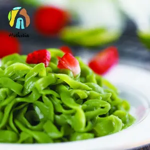 Buy chinese made low carlorie natural spinach shirataki konjac noodles spaghetti vegetarian food halal