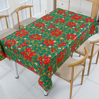 Couvertures de table de Noël en vinyle pvc en plastique pour événements