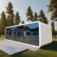 Personnalisable 20ft & 40ft Acier Chambre Mobile Extérieur Insonorisé Apple Cabine Conteneur Maisons pour Bureau Hôtel Villa Utilisation en Gros