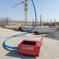 Petite pompe à béton électrique à alimentation spirale pour coulage et transport de structures secondaires, pompe à colonnes pour structures secondaires