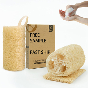 Logo personalizzato naturale morbida pelle a base di spugna Luffa a base vegetale delicato esfoliante per il corpo Scrubber verde bagliore senza colorante <span class=keywords><strong>Set</strong></span> da <span class=keywords><strong>bagno</strong></span> - Product Image 1