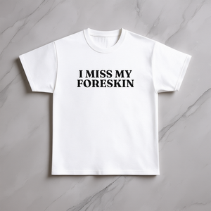 Maglietta 'Mi manca il prepuzio' - Meme divertente, scherzoso, imbarazzante, inadeguato, regalo scherzoso - Product Image 3