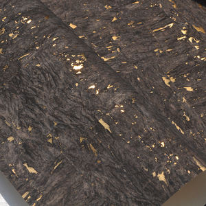 MYWIND — papier peint de luxe en liège, 0.91x5.5M par rouleau, couleur noir-marron et or, rideaux de salle en gros pour décoration de maison - Product Image 2