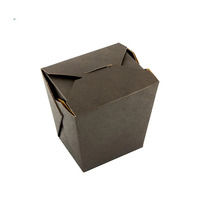 Boîte d'emballage à emporter viande rôtie riz frit restauration rapide emballage carré boîte à déjeuner papier Kraft fabricant de Chine personnalisé jetable