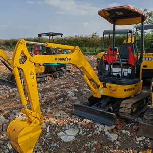 Excavadora usada japonesa Komatsu PC18MR PC55MR PC35MR PC15 mini excavadora certificada EPA CE con componentes básicos para Venta barata - Product Image 1