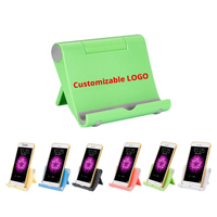 Support de téléphone et tablette pliable et réglable en plastique, support de bureau rotatif multi-angles pour la maison, le bureau, les études et les voyages