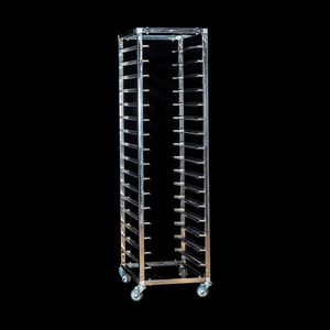 รถเข็นถาดรองขนมปังแบบเคลื่อนที่สำหรับใช้ในครัวเชิงพาณิชย์รถเข็นสำหรับวางขนมปัง - Product Image 4