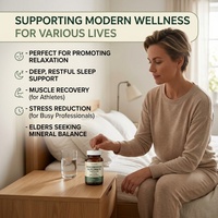 RAINWOOD Capsules de glycinate de magnésium à marque privée OEM – Supplément de magnésium chélaté à absorption élevée