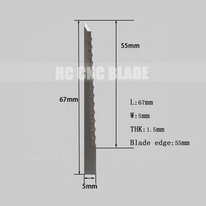 Allongement des lames dentelées mousse nid d'abeille carbure tungstène lame de coupe JWEI AOL IECHO AOKE COMELZ RUIZHOU EMMA SUMMA RUKING - Product Image 5