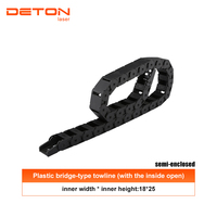 Chaîne de guidage de câbles en nylon DETON, porte-câbles, ligne de traction 35 100 pour routeur CNC, machine de découpe laser