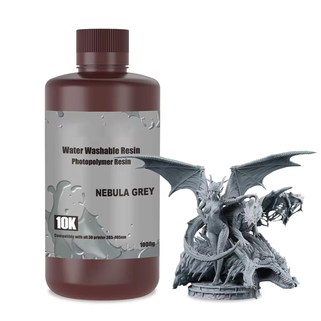 10K Water Washable 405nm UV Resin No IPA for 3d Printer Non Pollution Eco-friendly Material for Lcd Dlp Sla Printer