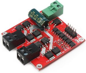 <span class=keywords><strong>L298</strong></span> Dual H Bridge Motor <span class=keywords><strong>PWM</strong></span> Controller Board DC 6.5V-27V 7A 12V 24V Moteur électrique industriel 160W 160W Régulateur Board pour - Product Image 5