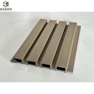 Tấm ốp tường composite <span class=keywords><strong>WPC</strong></span> chống thấm cho xây dựng ngoài trời, PVC dùng trang trí tường nội thất kiến trúc, kiểu treo - Product Image 3