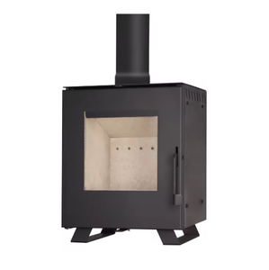 Petit poêle à <span class=keywords><strong>bois</strong></span> en acier JK, style moderne, pour usage intérieur en villa, sans fumée, noir mat, foyer de qualité supérieure - Product Image 5