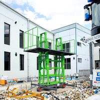 Ascenseur à ciseaux industriel de grande hauteur levage de marchandises électriques ascenseur de fret vertical nouvel entrepôt hydraulique Rail de guidage cargaison