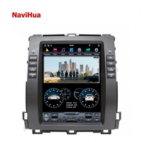 Navihua — autoradio PX6, Android, écran tactile, Gps, lecteur multimédia, vidéo, type Tesla, pour voiture Lexus GX470, Prado 2002-2008