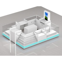 Nouveau Kiosque de Vente au Détail de Téléphones Mobiles au Design Intelligent et Tendance pour Centres Commerciaux – Kiosque de Vente de Coques de Téléphone pour Centres Commerciaux