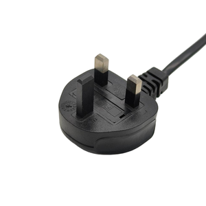 Cable de alimentación BS 3A personalizado, 250V, Reino Unido, 2 pines, cobre, IEC C7, Cable de enchufe para ordenador, enchufe en ángulo para uso en el hogar, Hotel, <span class=keywords><strong>restaurante</strong></span> - Product Image 5