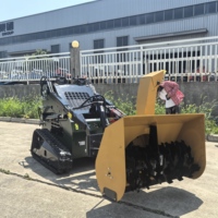 Vendita Diretta Fabbrica - Minipala Cingolata Diesel Kubota Euro 5 EPA con Caricatore Frontale, Trinciatrice Forestale, Rasaerba e Sistema Completamente Idraulico da 400 kg