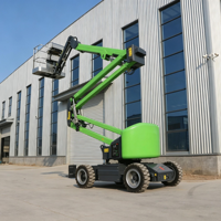 HAOKUN Selbstfahrende Hydraulische/Diesel/Elektrische Hubarbeitsbühne mit 200 KG Tragfähigkeit für Outdoor-Baumaschinenverleih