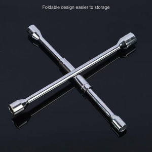 17/19/21/23mm 14 pouces 350mm universel pliant croix manchon voiture pneu clé à ergots - Product Image 2