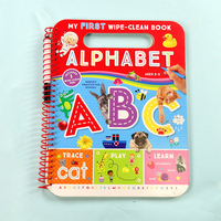 Livres Cartonnés à Formes pour Bébés et Enfants, Apprentissage des Mots, Comptage 123 et Alphabet ABC