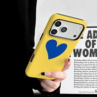 Coque de téléphone magnétique avec motif animal et logo cœur, compatible iPhone 16/17 et 15 Pro, avec impression par transfert thermique