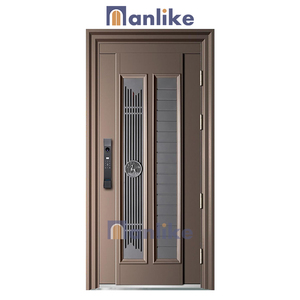 Cerradura inteligente moderna de acero con entrada de doble <span class=keywords><strong>hoja</strong></span> Anlike, <span class=keywords><strong>puerta</strong></span> delantera de seguridad turca personalizada de una <span class=keywords><strong>y</strong></span> <span class=keywords><strong>media</strong></span> para casa - Product Image 4