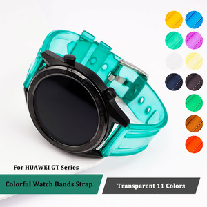 Moda personalizada 22mm liberación rápida correa de reloj de pulsera de goma accesorios para <span class=keywords><strong>Huawei</strong></span> Watch GT <span class=keywords><strong>GT3</strong></span>/4 bandas de reloj inteligente - Product Image 2