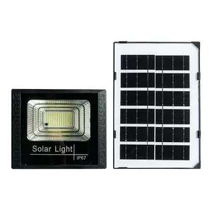 Solar betriebene LED 6000K Cool White 3000K Warmweiß Solar verschiedene weit verbreitete Aluminium druckguss quadratische Solar Flutlicht