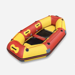 Gommone <span class=keywords><strong>di</strong></span> <span class=keywords><strong>Salvataggio</strong></span> Marino in PVC Gonfiabile, <span class=keywords><strong>Zattera</strong></span> <span class=keywords><strong>di</strong></span> Soccorso per Rafting in Acque Bianche e Pesca, Leggero, Capacità 2 Persone - Product Image 2