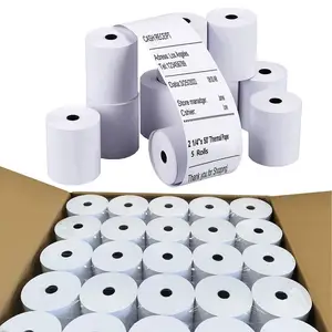 Sunkey 80mmx80mm Thermal Roll Paper Factory Price Cash Register Receipt POS Printer 80mm Thermal Pos Paper Roll